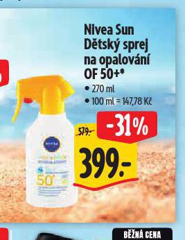 NIVEA SUN DTSK SPREJ NA OPALOVN