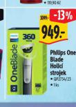 PHILIPS ONEBLADE HOLIC STROJEK