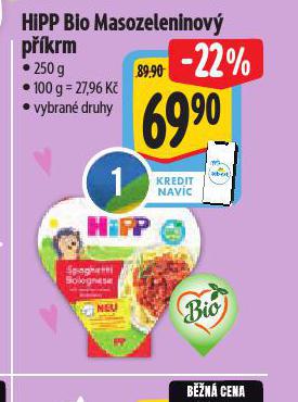 HIPP BIO MASOZELENINOV PKRM
