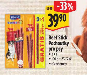BEEF STICK POCHOUTKY PRO PSY