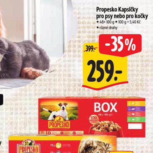 PROPESKO KAPSIKY PRO PSY