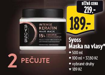 SYOSS MASKA NA VLASY