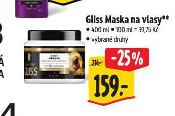 GLISS MASKA NA VLASY