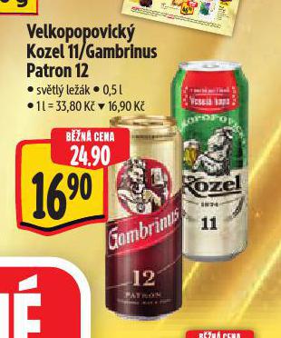 PIVO GAMBRINUS PATRON 12