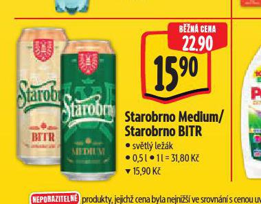PIVO STAROBRNO MEDIUM / BITR