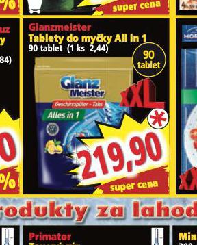GLANZMEISTER TABLETY DO MYKY ALL IN 1