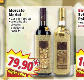 MOSCATO MERLOT