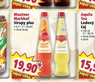 MAUTNER MARKHOF SIRUPY PLUS