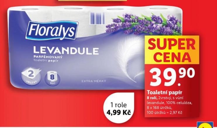 FLORALYS TOALETN PAPR