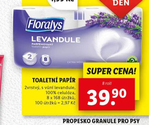 FLORALYS TOALETN PAPR