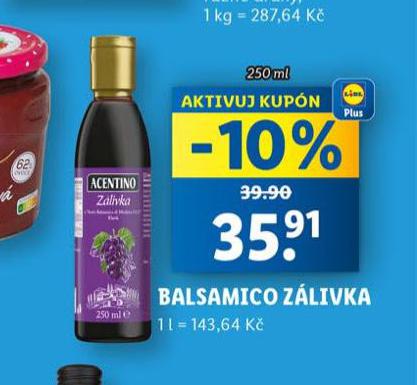 BALSAMICO ZLIVKA