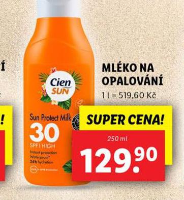 CIEN MLKO NA OPALOVN