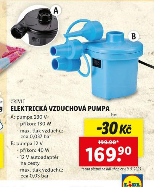 ELEKTRICK VZDUCHOV PUMPA