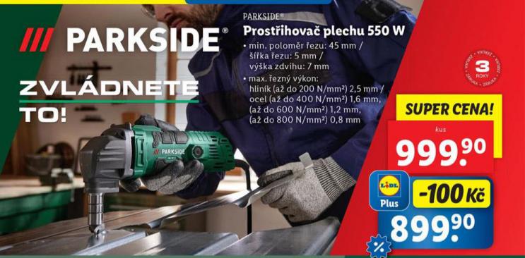 PROSTIHOVA PLECHU 550 W