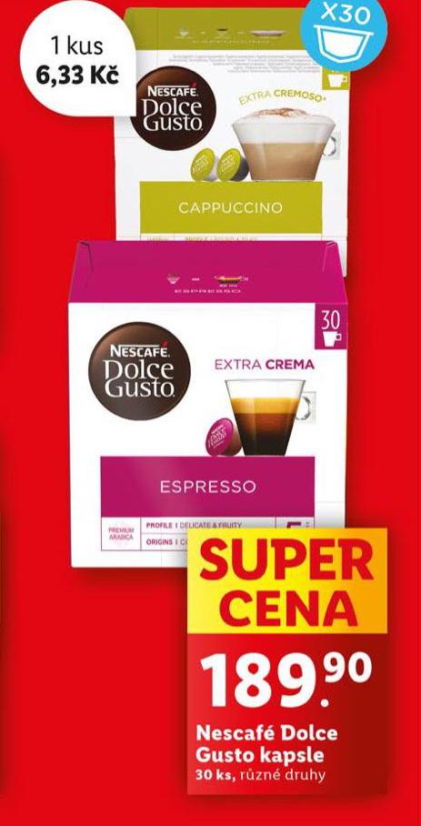NESCAF DOLCE GUSTO KAPSLE