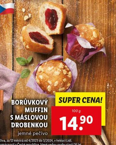 BORVKOV MUFFIN S MSLOVOU DROBENKOU