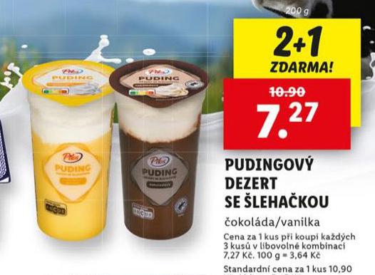 PUDINKOV DEZERT SE LEHAKOU