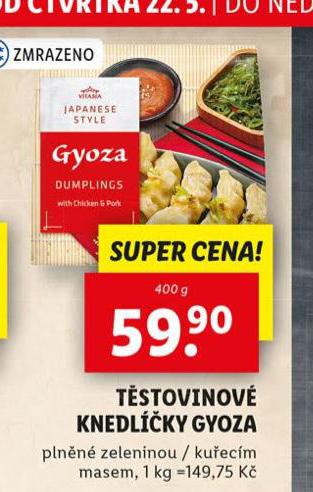 TSTOVINOV KNEDLKY GYOZA