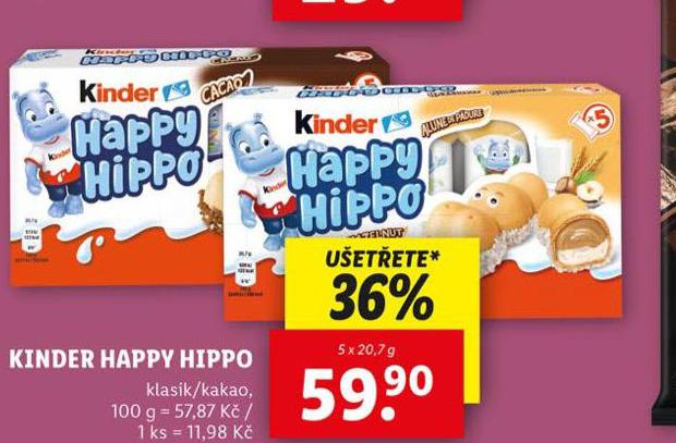 KINDER HAPPY HIPPO