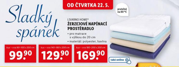 ERZEJOV NAPNAC PROSTRADLO 180-200 x 200 CM