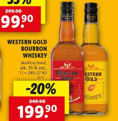 WESTERN GOLD BOURBON WHISKEY