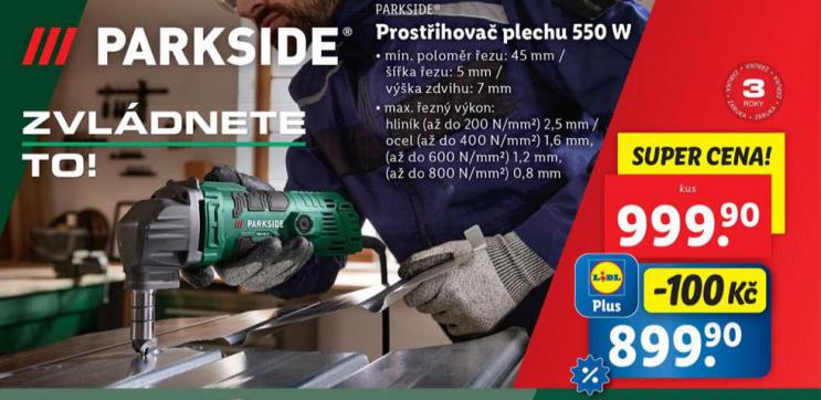 PROSTIHOVA PLECHU 550 W