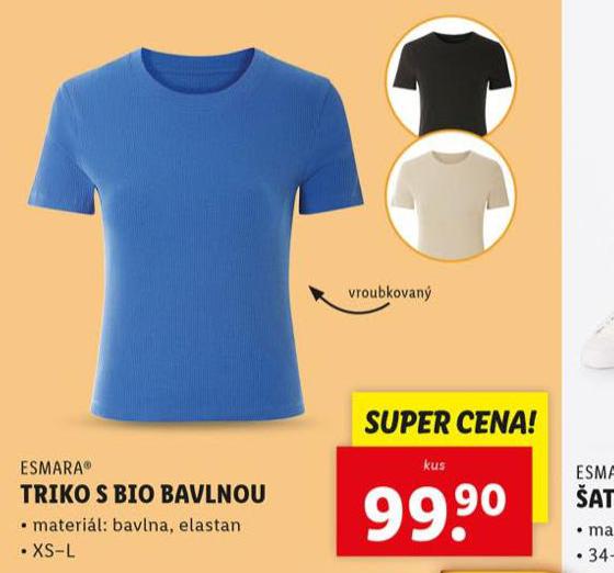 TRIKO S BIO BAVLNOU