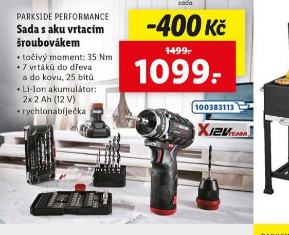 SADA S AKU VRTACM ROUBOVKEM