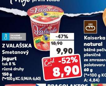 Z VALASKA SMETANOV JOGURT