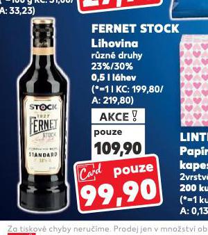 FERNET STOCK