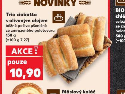 TRIO CIABATTA S OLIVOVM OLEJEM