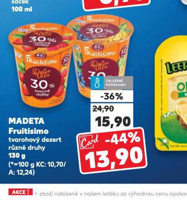 MADETA FRUITISIMO TVAROHOV DEZERT