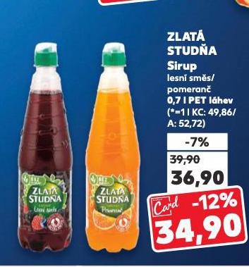 ZLAT STUDA SIRUP