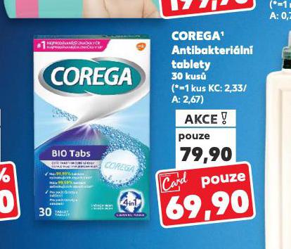 COREGA ANTIBAKTERILN TABLETY