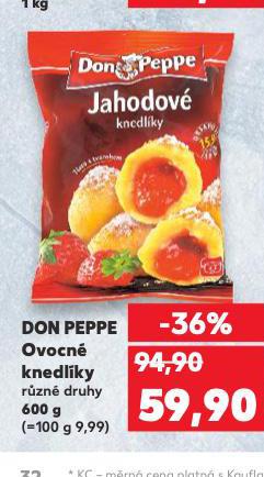 DON PEPPE OVOCN KNEDLKY