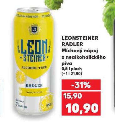 LEONSTEINER RADLER NEALKOHOLICK PIVO