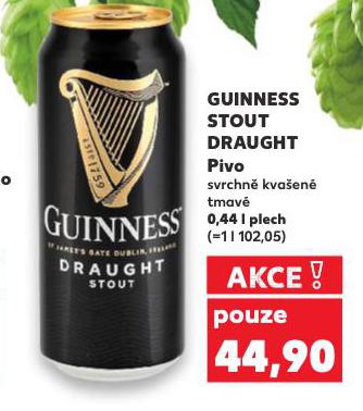 GUINNESS STOUT DRAUGHT PIVO