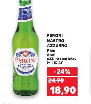 PERONI NASTRO AZZURO PIVO
