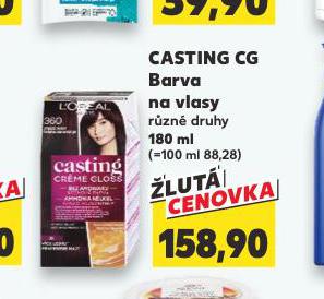 CASTING CG BARVA NA VLASY