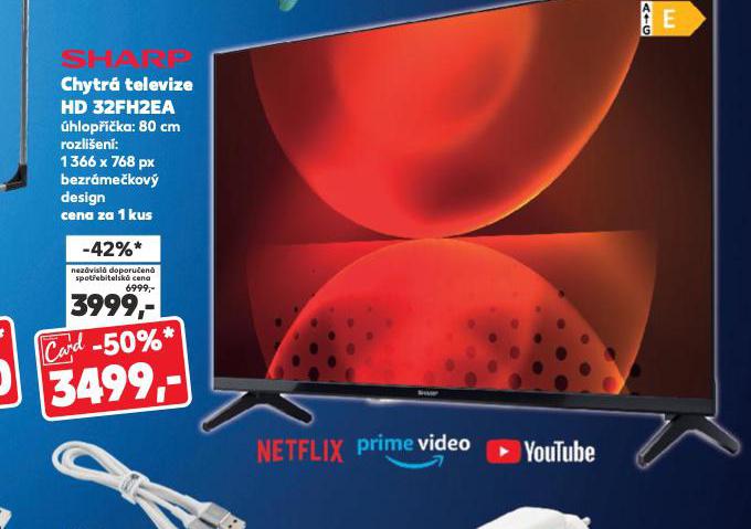 CHYTR TELEVIZE SHARP 80 CM