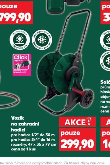 VOZK NA ZAHRADN HADICI