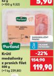 KRŮTÍ MEDAILONKY Z PRSNÍCH FILET