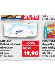 LINTEO BABY DĚTSKÉ VLHČENÉ UBROUSKY
