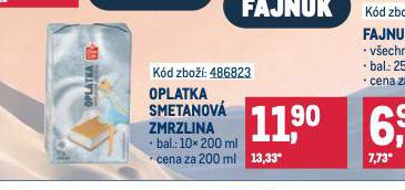 OPLATKA SMETANOV ZMRZLINA