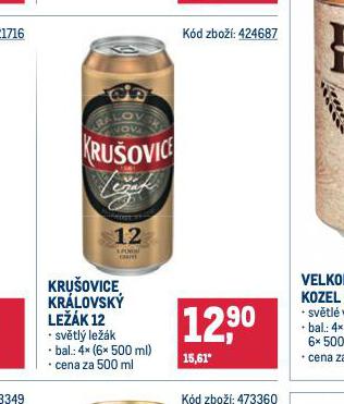 PIVO KRUOVICE 12 KRLOVSK LEK