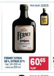 FERNET STOCK 38%, CITRUS 27%