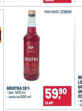 GRIOTKA 18%
