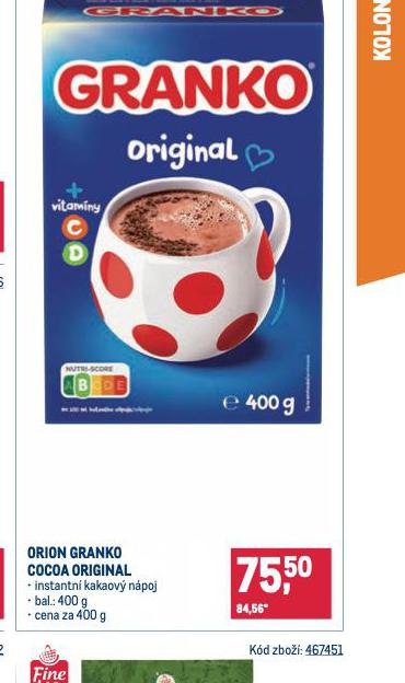 ORION GRANKO COCOA ORIGINAL