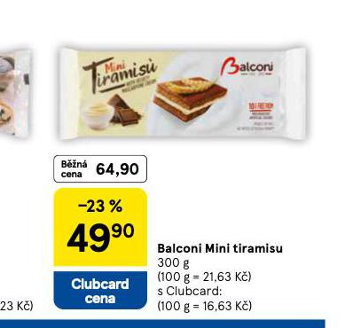 BALCONI MINI TIRAMISU