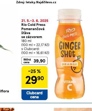 RIO COLD PRESS POMERANOV VA SE ZZVOREM